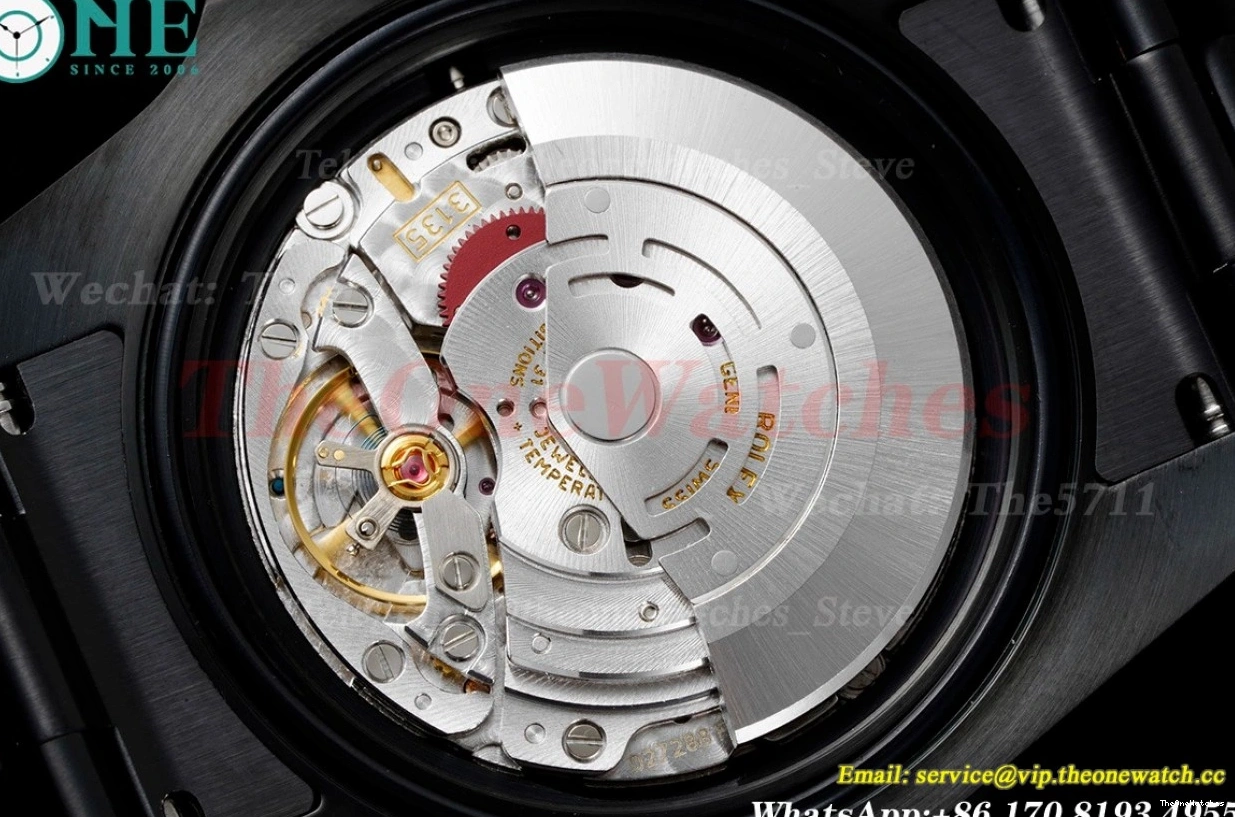 Dot SS Submariner 40mm Black VS3135 DLC V6F Blaken 0416